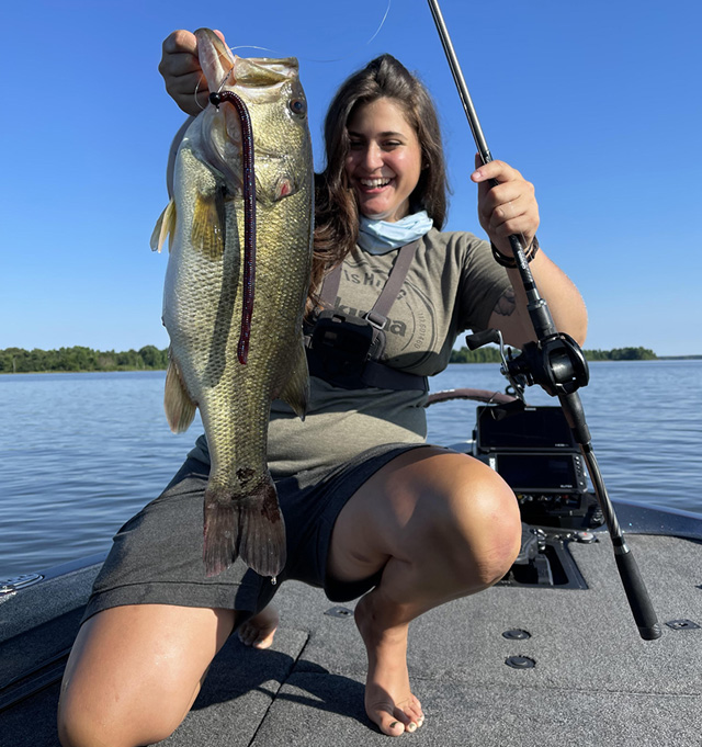 Woman Holding Fish
